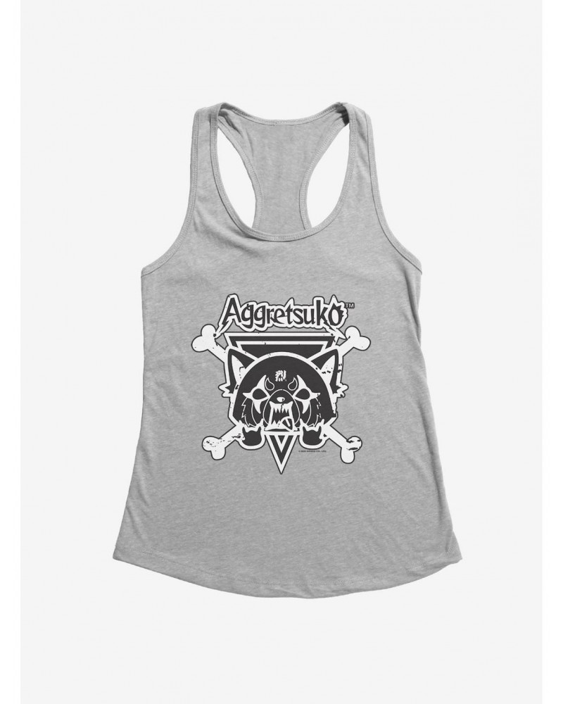 Aggretsuko Metal Crossbones Girls Tank $6.97 Tanks