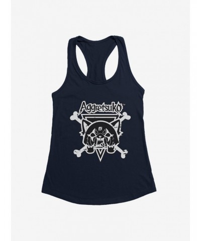 Aggretsuko Metal Crossbones Girls Tank $6.97 Tanks