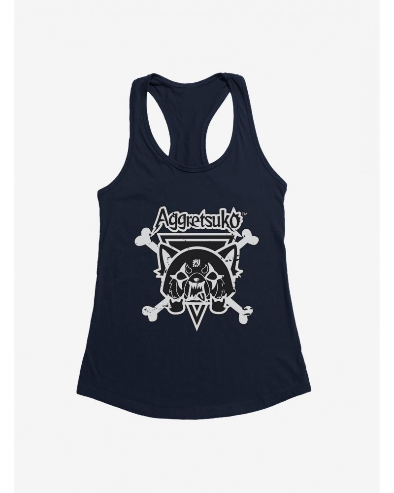 Aggretsuko Metal Crossbones Girls Tank $6.97 Tanks