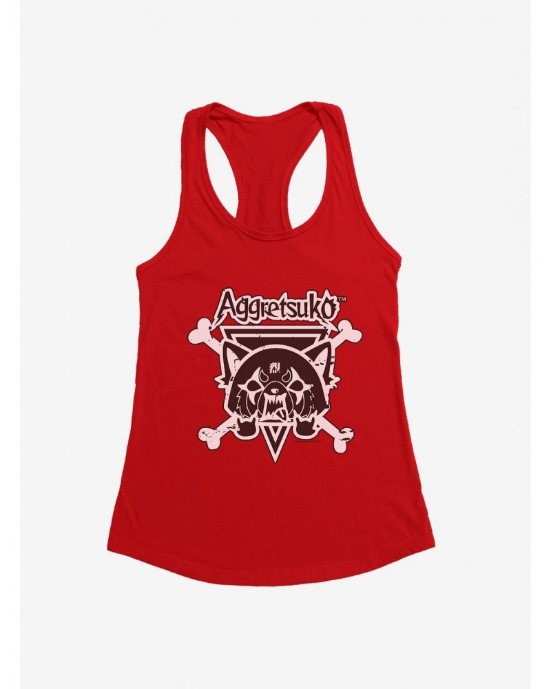 Aggretsuko Metal Crossbones Girls Tank $6.97 Tanks