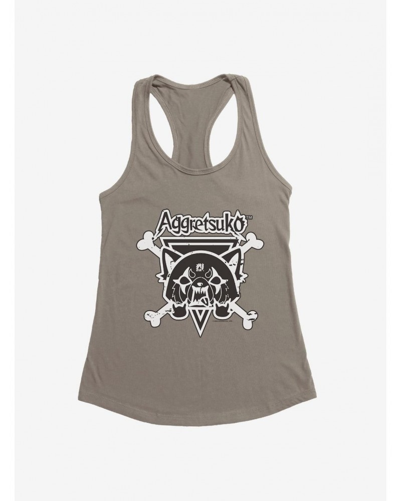 Aggretsuko Metal Crossbones Girls Tank $6.97 Tanks