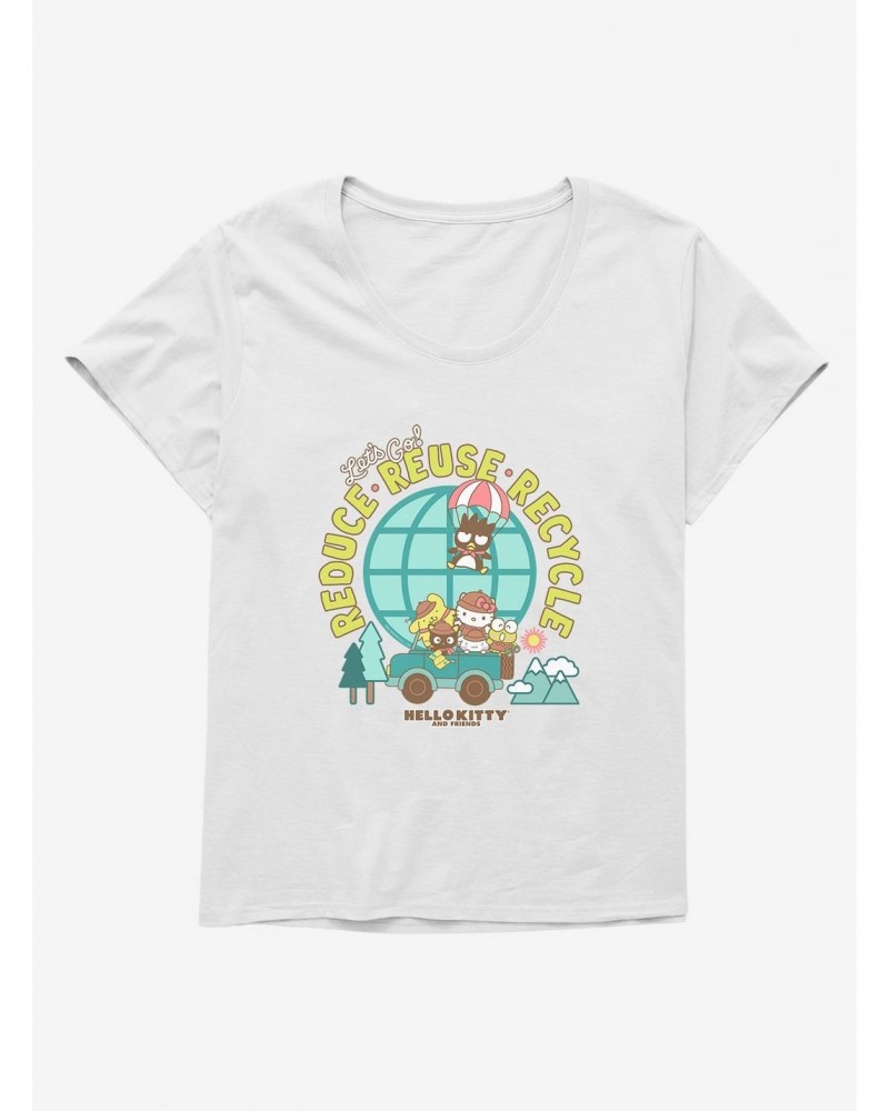 Hello Kitty & Friends Earth Day Reduce, Reuse, Recycle Girls T-Shirt Plus Size $8.37 T-Shirts