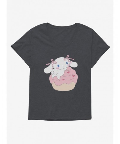 Cinnamoroll Heart Cupcake Girls T-Shirt Plus Size $9.48 T-Shirts