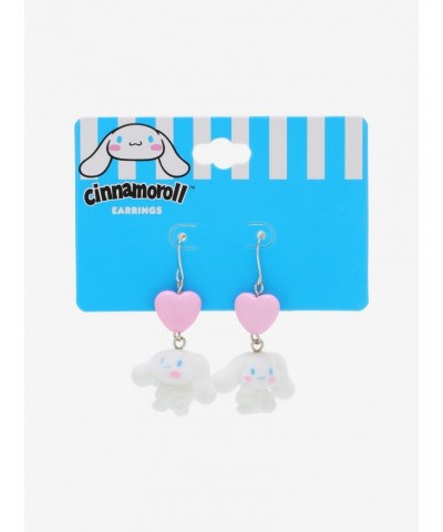 Cinnamoroll Heart Charm Dangling Earrings $5.93 Earrings