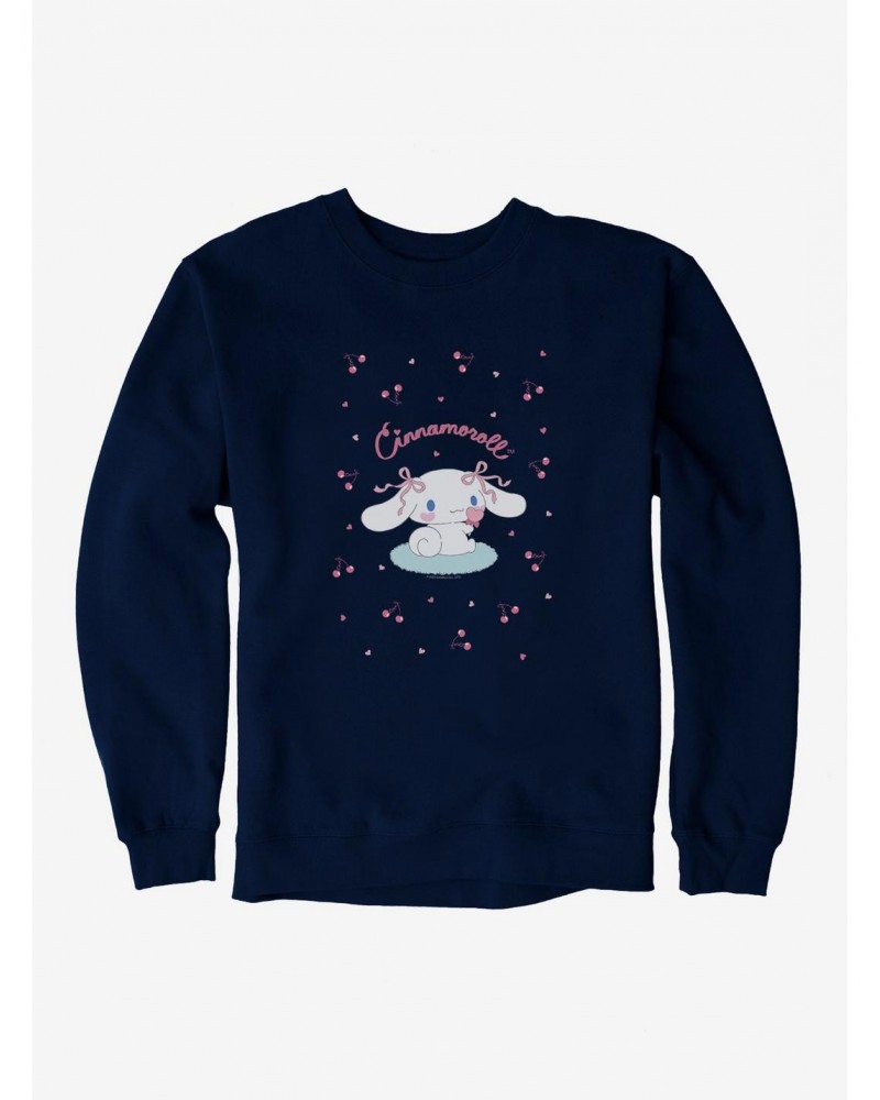 Cinnamoroll Cherry Love Sweatshirt $9.74 Sweatshirts