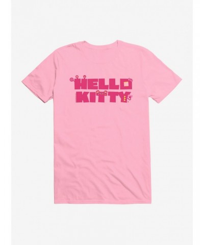 Hello Kitty Sweet Kaiju Stencil T-Shirt $6.69 T-Shirts