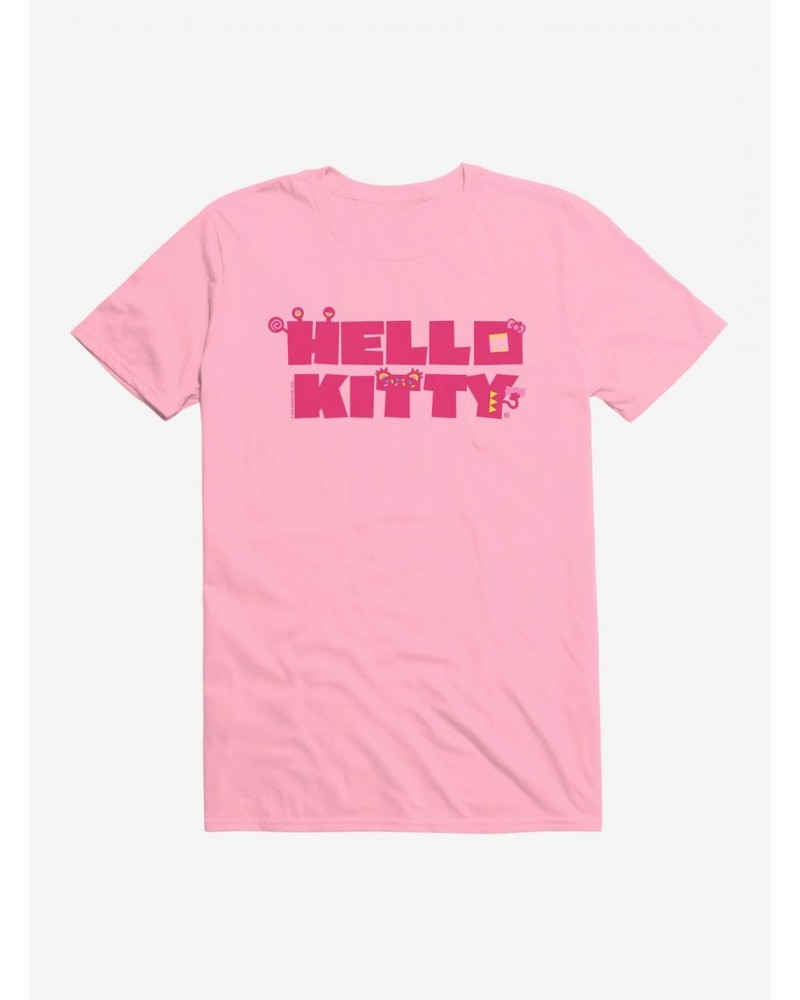 Hello Kitty Sweet Kaiju Stencil T-Shirt $6.69 T-Shirts