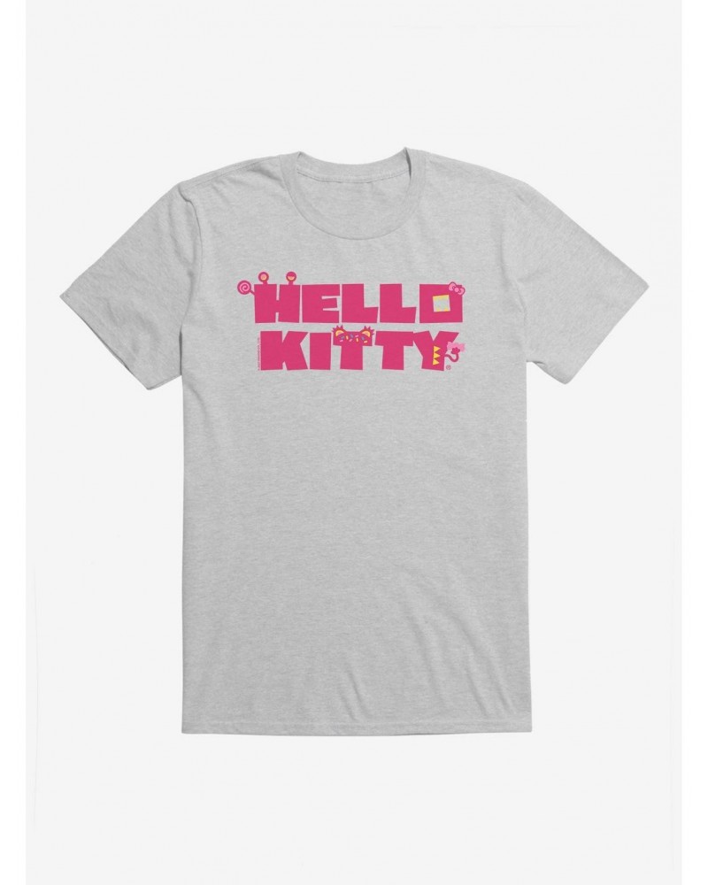 Hello Kitty Sweet Kaiju Stencil T-Shirt $6.69 T-Shirts