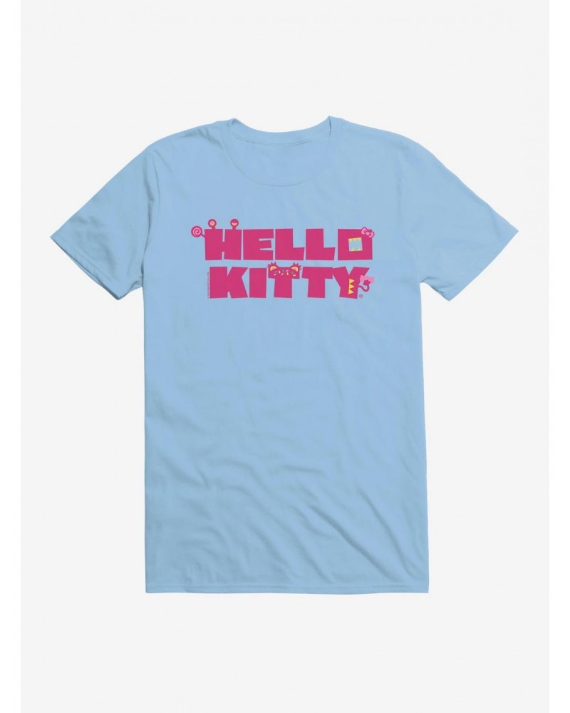 Hello Kitty Sweet Kaiju Stencil T-Shirt $6.69 T-Shirts