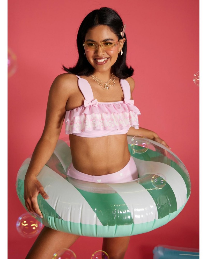 My Melody Pink Ruffle Swim Top $10.26 Tops