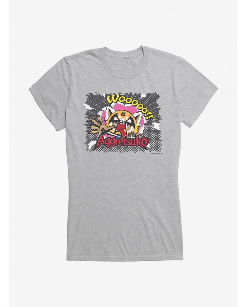 Aggretsuko Dark Breakout Girls T-Shirt $7.37 T-Shirts