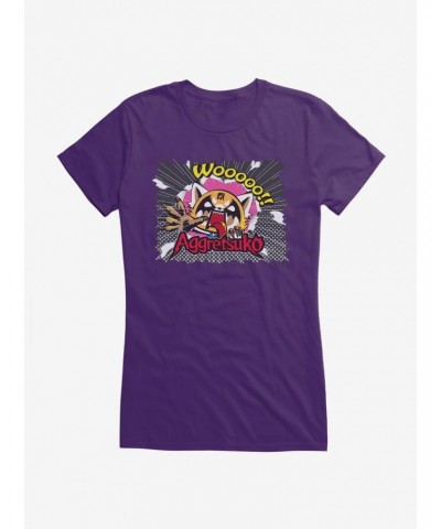 Aggretsuko Dark Breakout Girls T-Shirt $7.37 T-Shirts