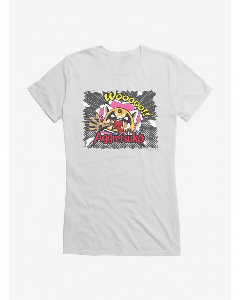 Aggretsuko Dark Breakout Girls T-Shirt $7.37 T-Shirts