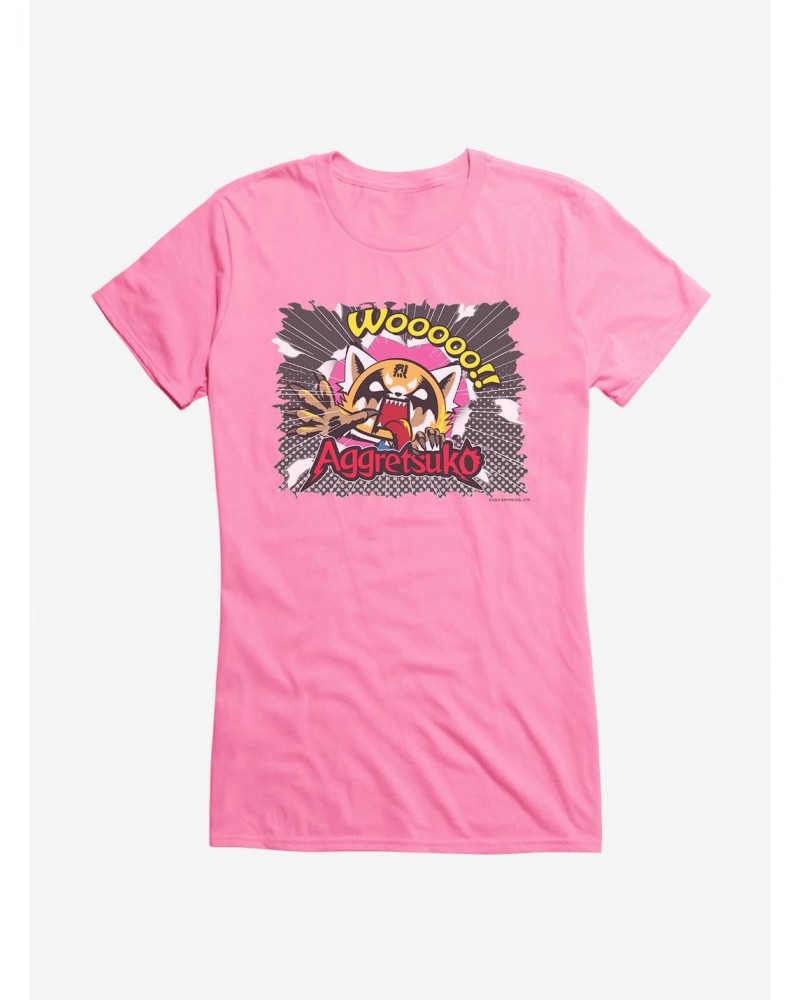 Aggretsuko Dark Breakout Girls T-Shirt $7.37 T-Shirts