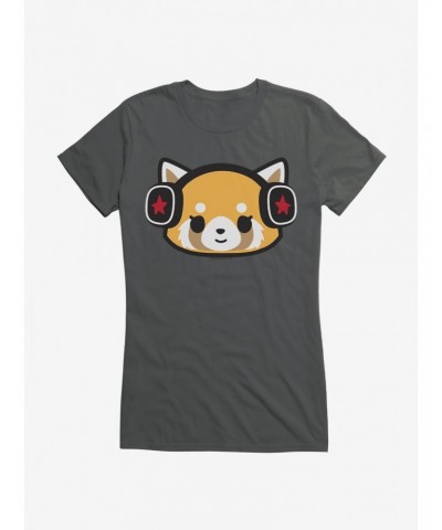 Aggretsuko Metal Headphones Girls T-Shirt $6.97 T-Shirts