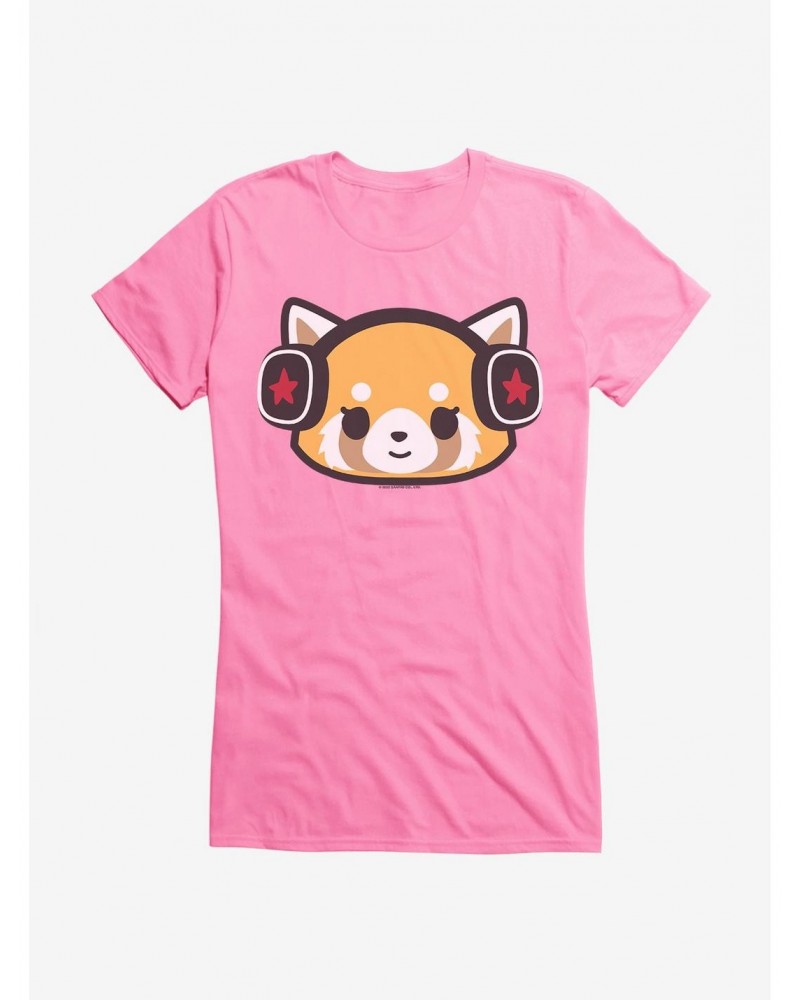 Aggretsuko Metal Headphones Girls T-Shirt $6.97 T-Shirts