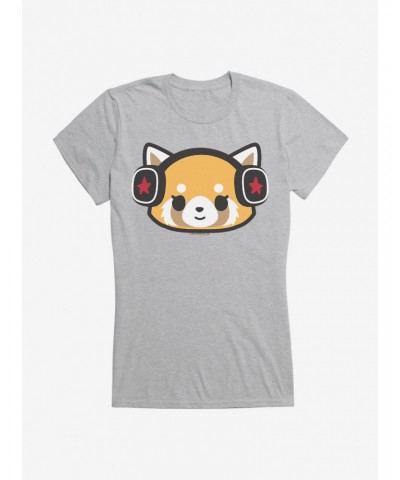 Aggretsuko Metal Headphones Girls T-Shirt $6.97 T-Shirts