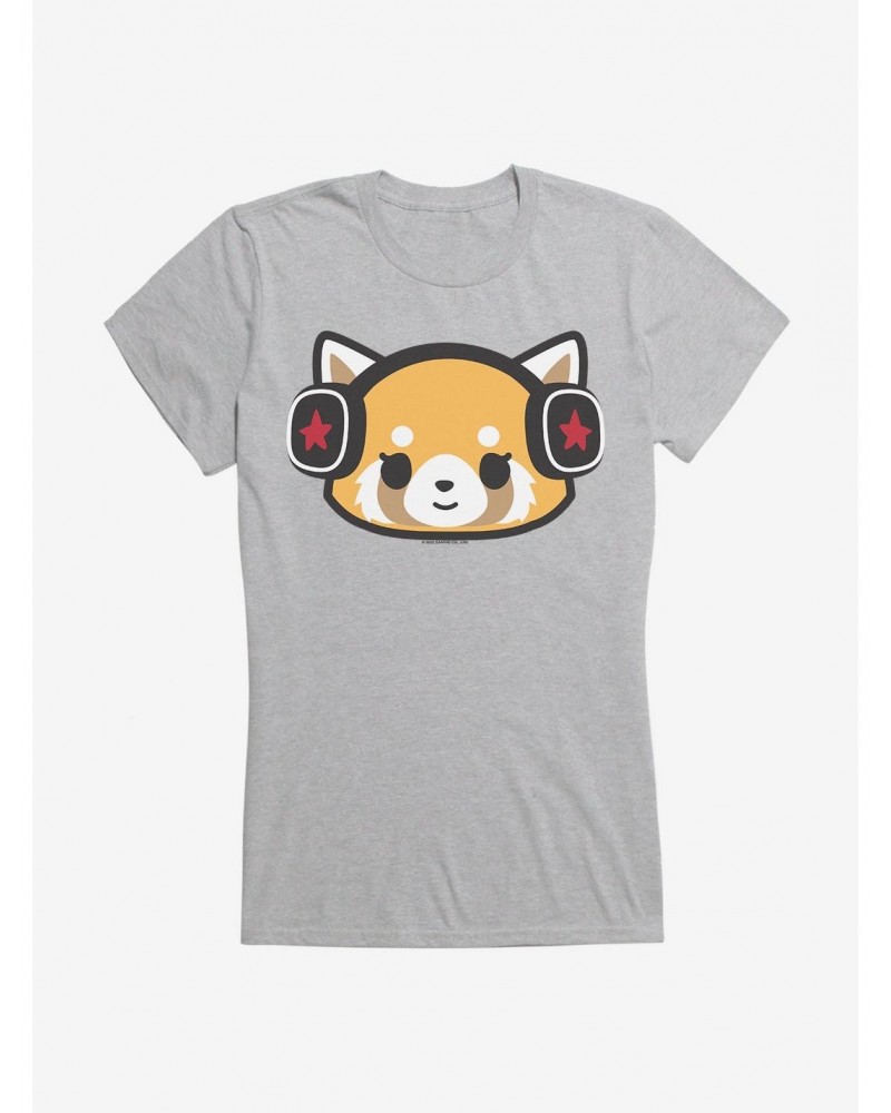 Aggretsuko Metal Headphones Girls T-Shirt $6.97 T-Shirts