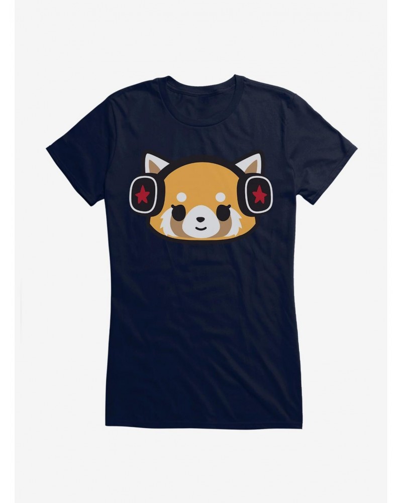 Aggretsuko Metal Headphones Girls T-Shirt $6.97 T-Shirts