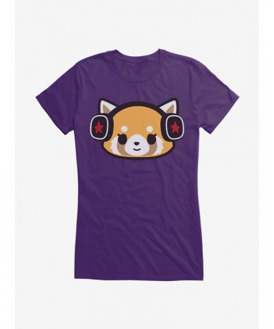 Aggretsuko Metal Headphones Girls T-Shirt $6.97 T-Shirts