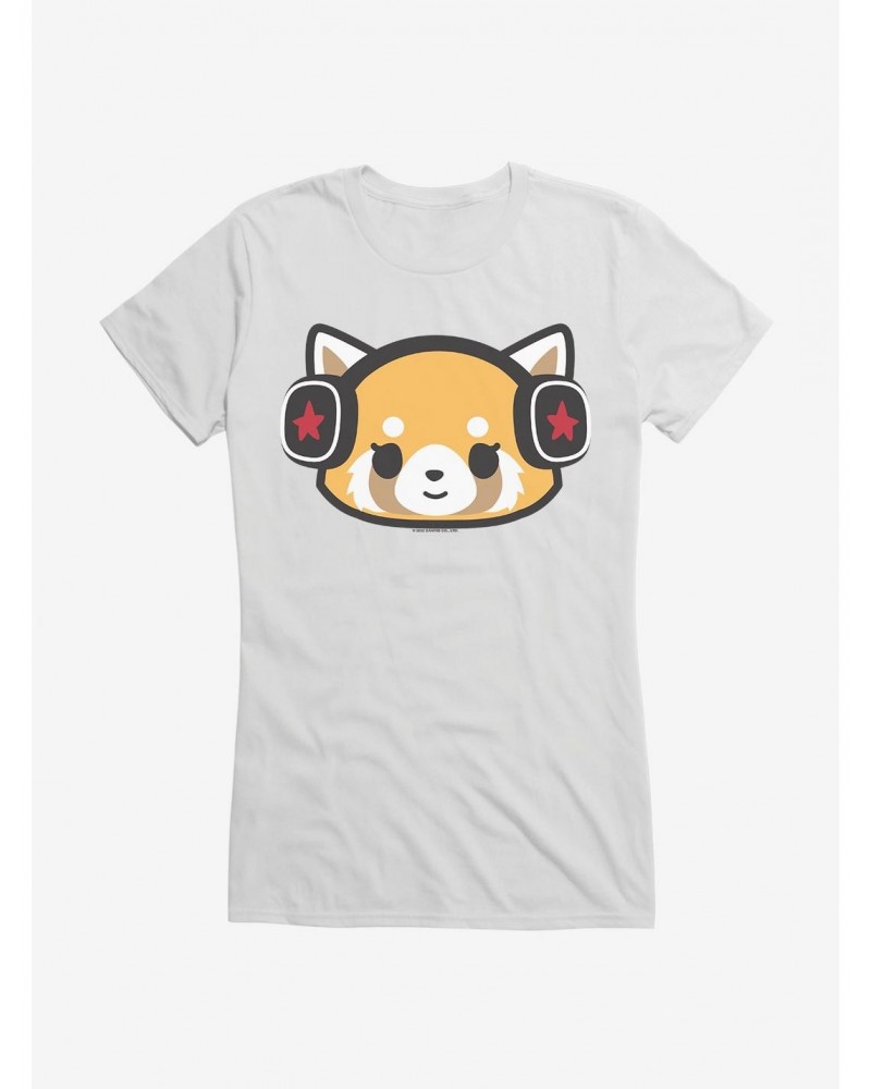 Aggretsuko Metal Headphones Girls T-Shirt $6.97 T-Shirts