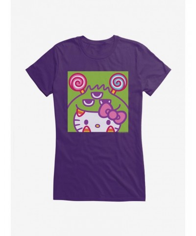 Hello Kitty Sweet Kaiju Candy Corn Girls T-Shirt $9.96 T-Shirts