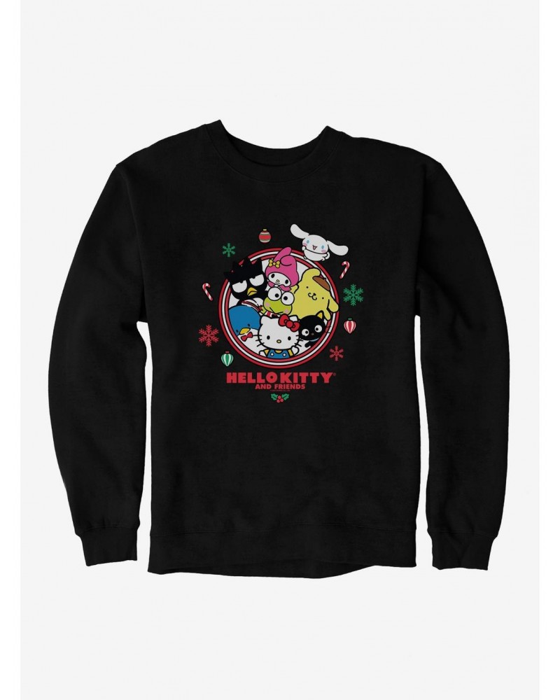 Hello Kitty and Friends Christmas Decorations Sweatshirt $14.46 Sweatshirts