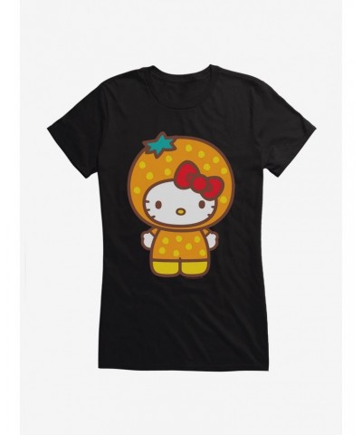 Hello Kitty Five A Day Orange Outfit Girls T-Shirt $7.77 T-Shirts