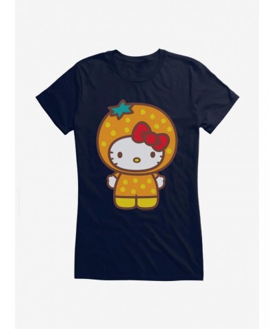 Hello Kitty Five A Day Orange Outfit Girls T-Shirt $7.77 T-Shirts