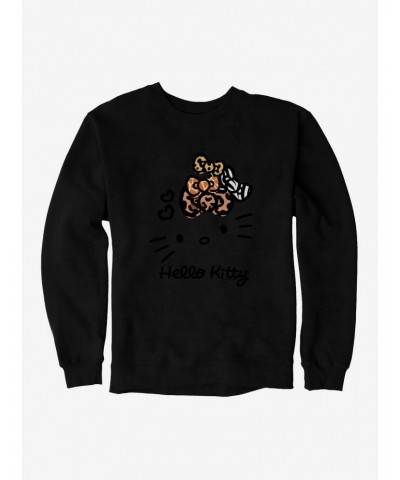 Hello Kitty Jungle Paradise Stencil Logo Sweatshirt $11.22 Sweatshirts