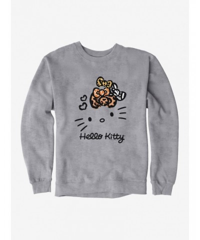 Hello Kitty Jungle Paradise Stencil Logo Sweatshirt $11.22 Sweatshirts