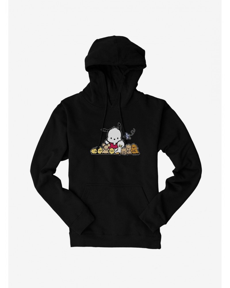 Pochacco Outdoor Fun With Friends Hoodie $12.57 Hoodies