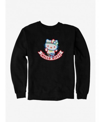 Hello Kitty Color Sports Sweatshirt $13.28 Sweatshirts