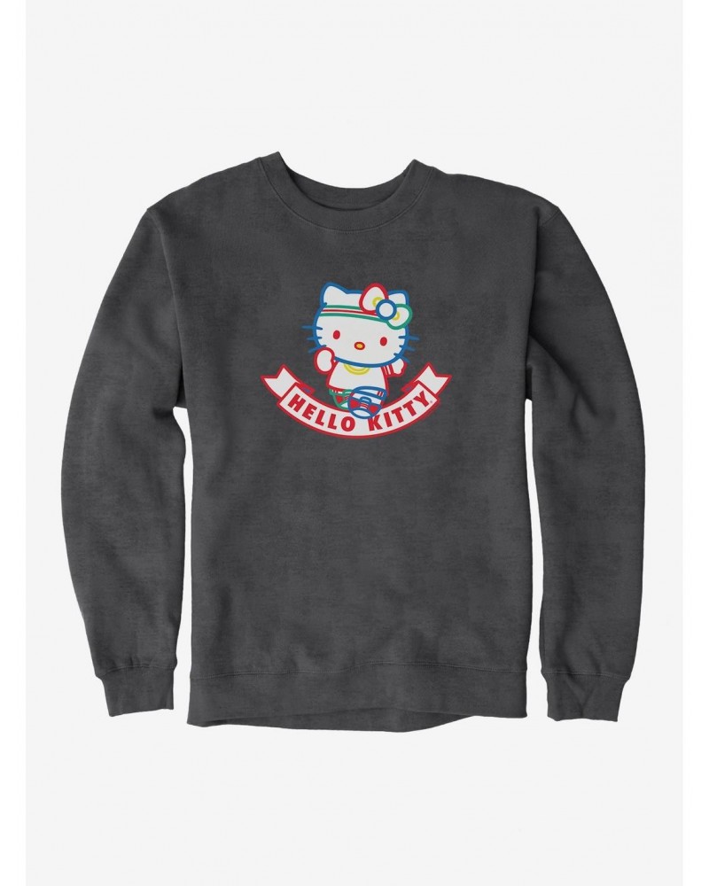 Hello Kitty Color Sports Sweatshirt $13.28 Sweatshirts