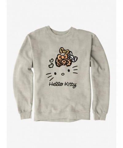 Hello Kitty Jungle Paradise Stencil Logo Sweatshirt $11.22 Sweatshirts