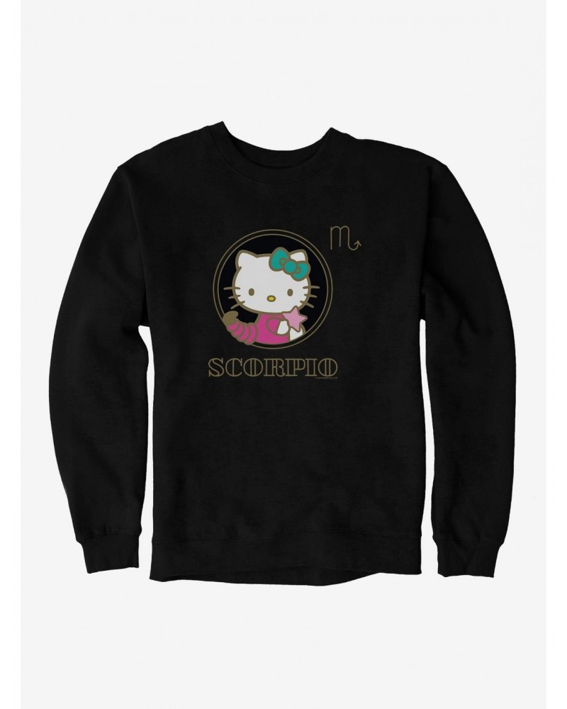 Hello Kitty Star Sign Scorpio Stencil Sweatshirt $13.58 Sweatshirts