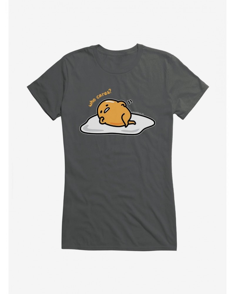 Gudetama Who Cares? Girls T-Shirt $8.76 T-Shirts