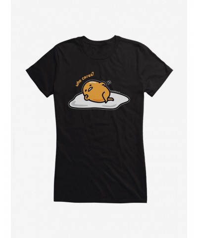 Gudetama Who Cares? Girls T-Shirt $8.76 T-Shirts