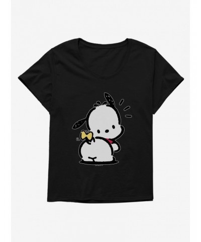 Pochacco Butterfly Bop Girls T-Shirt Plus Size $9.48 T-Shirts