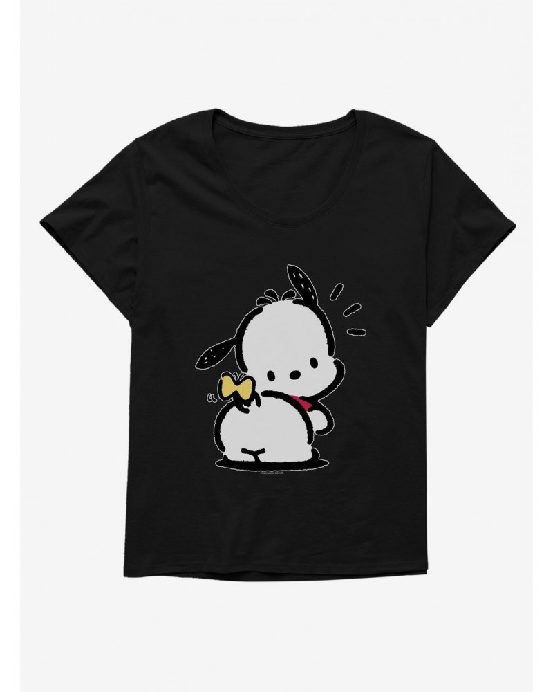 Pochacco Butterfly Bop Girls T-Shirt Plus Size $9.48 T-Shirts