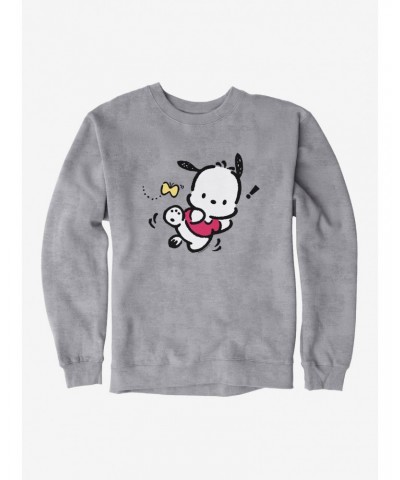 Pochacco Butterfly Chase Sweatshirt $13.58 Sweatshirts