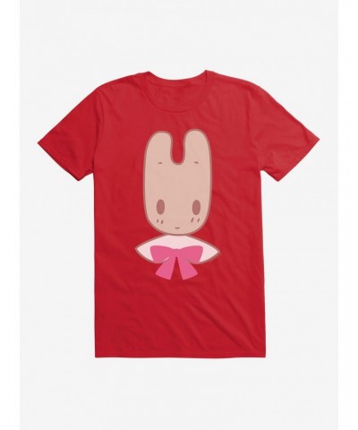 Marron Cream Pink Bow Bunny T-Shirt $5.93 T-Shirts