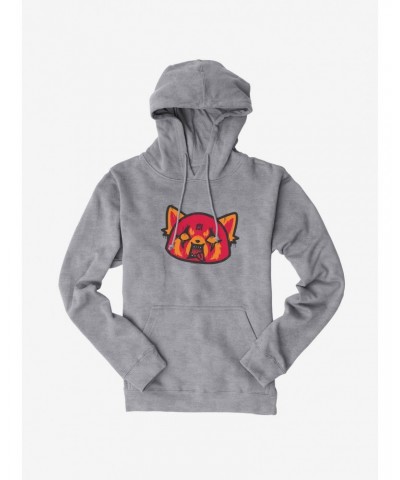 Aggretsuko Metal Rock Out To The Max Hoodie $14.37 Hoodies