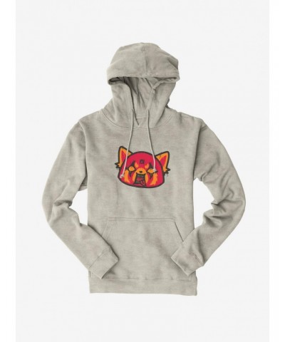 Aggretsuko Metal Rock Out To The Max Hoodie $14.37 Hoodies