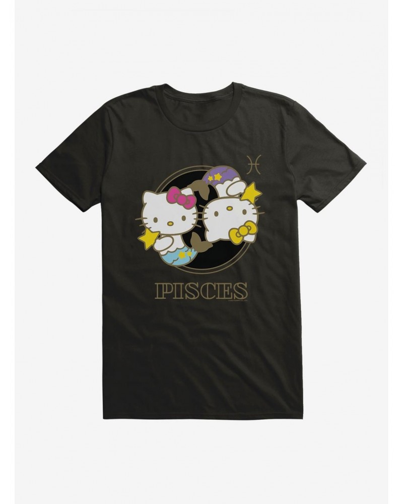 Hello Kitty Star Sign Pisces Stencil T-Shirt $8.03 T-Shirts