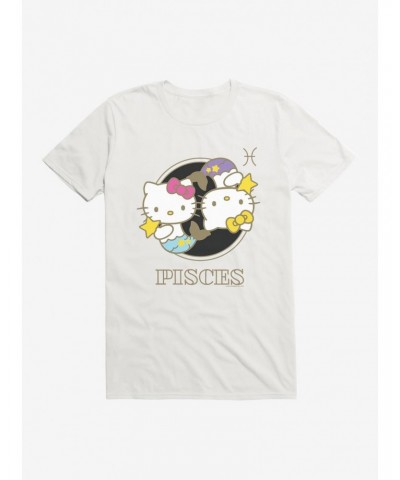 Hello Kitty Star Sign Pisces Stencil T-Shirt $8.03 T-Shirts