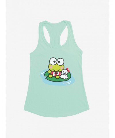 Keroppi & Teru Teru Sitting Girls Tank $9.96 Tanks