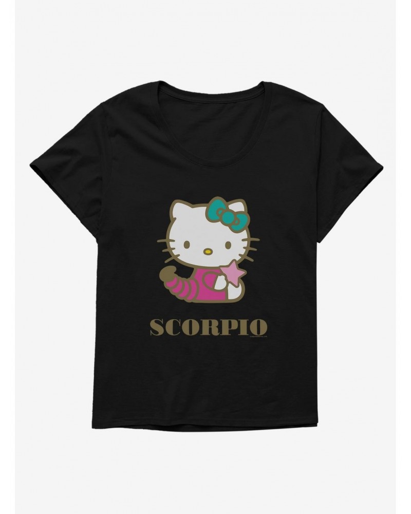 Hello Kitty Star Sign Scorpio Girls T-Shirt Plus Size $8.79 T-Shirts