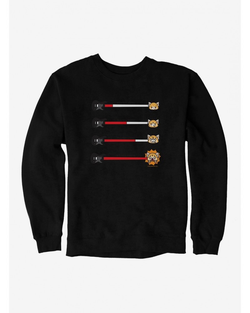 Aggretsuko Metal Anger Meter Sweatshirt $12.40 Sweatshirts