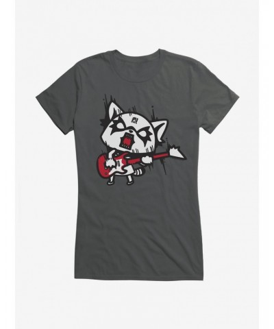 Aggretsuko Metal Hard Rock Girls T-Shirt $6.77 T-Shirts